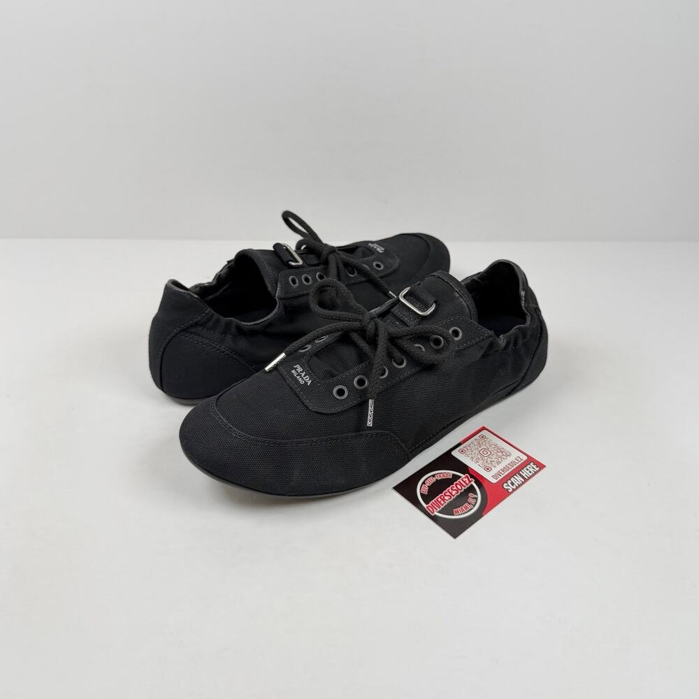 Size 8.5UK/9.5US - Prada Collapse Canvas Sneaker NEW